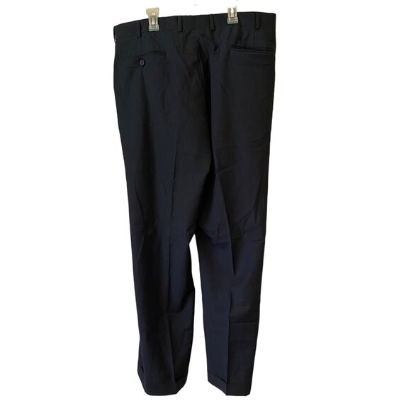 Men's Balmain Blue 2 Piece Suit Set 100% Wool Coat 46/ Pants 38 - Picture 8 of 10